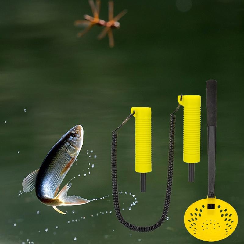 Ice Fishing Skimmer Scoop, Ice Skimmer, Ice Fishing Scooper Retractable Ice Picks Fishing Gear Set for Scooping Out Ice