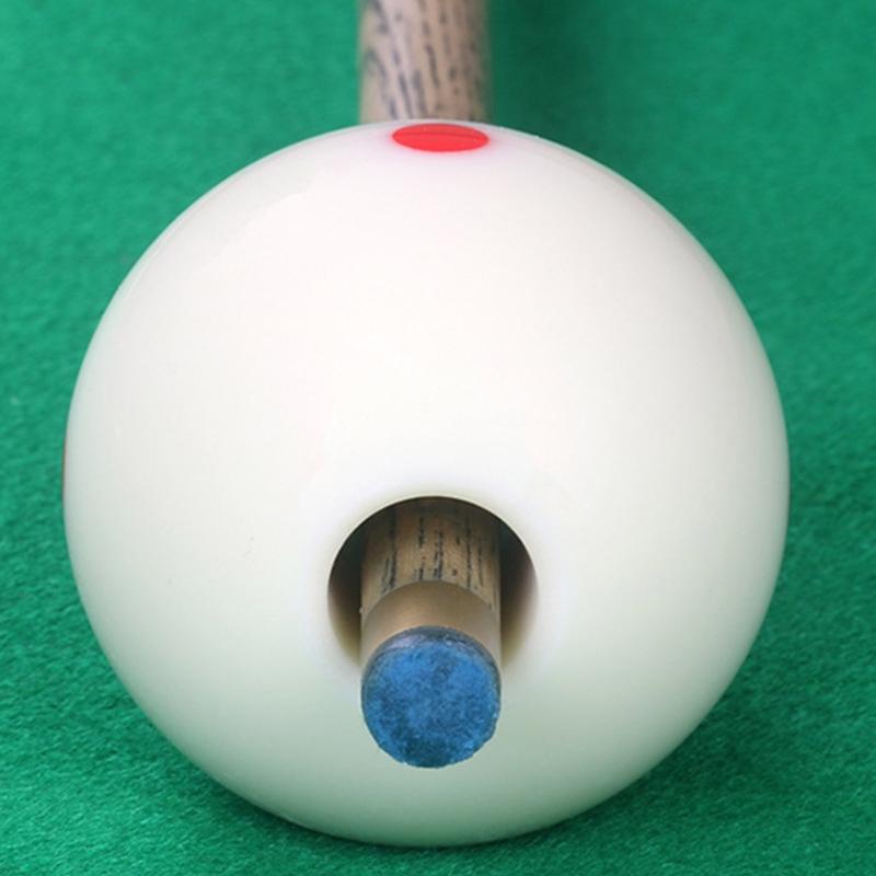 Perforated Billiard Strokes Exerciser Cue Ball with Hole Pool Table Accessories Billiard Strokes Trainer Enduring