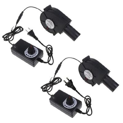 BBQ Fan Blower 9733 97mm Adjustable Speed DC12V 5500R Camping Cooking Fan Blower