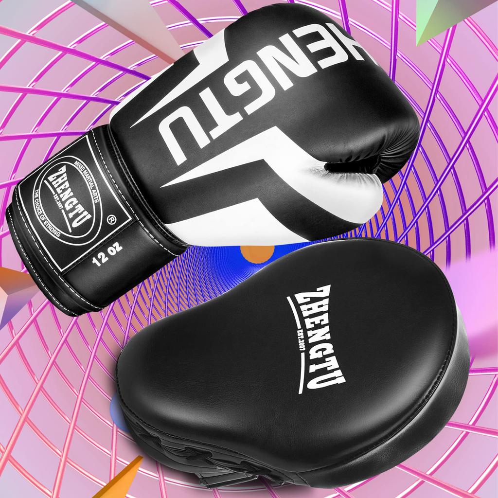 ZTTY Boxing Gloves by RIZIN Current CFFC Flyweight Champion and 24th DEEP Flyweight Champion PU Punching Training Punching MMA Punching Stress Unisex