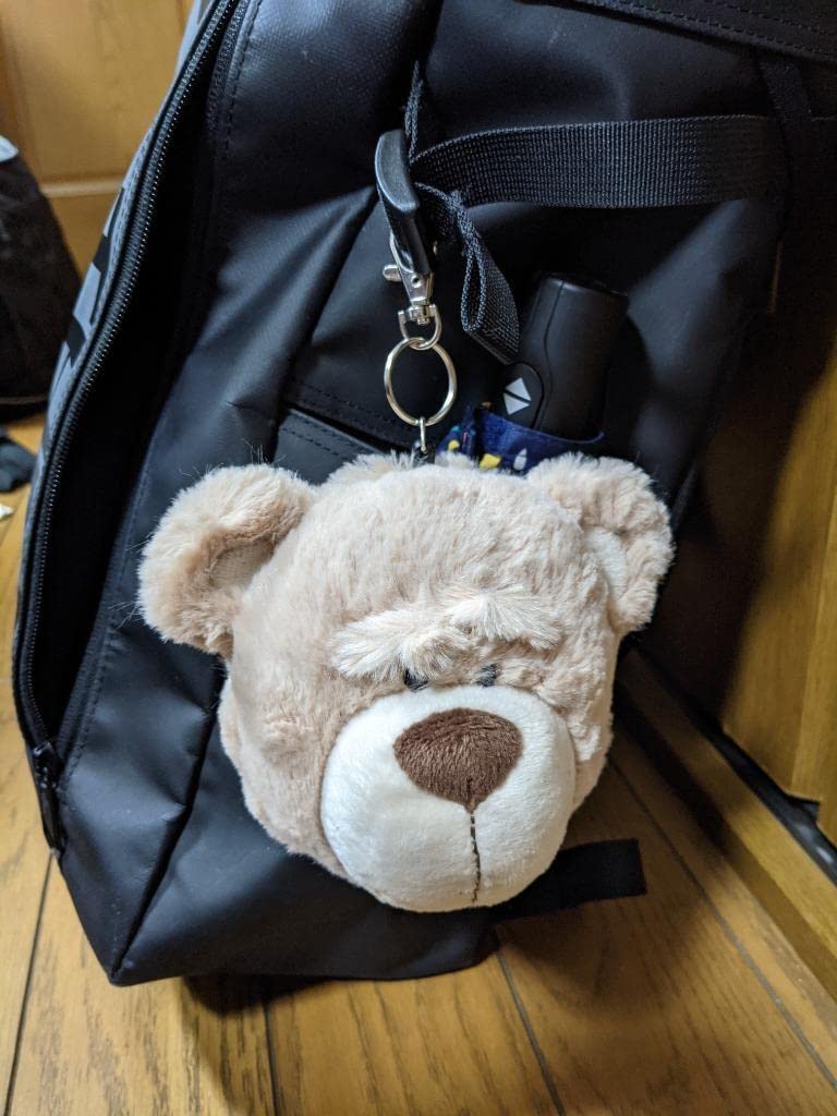 Plush Figure Pass Case with Commuter Pass Accessory Bear Set Reel, Holder, Case, (pass Case, Bandages)