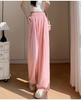 Women's 2025 Drapey Ice Silk Yamamoto Summer Wide-Leg Pants - Lightweight, Casual, Loose Fit for Strolling.