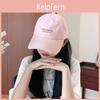 Korean Pink Letters Baseball Embroidery Cap For Women Soft Cotton Snapback Visors Sports Hat Outdoor Sun Protection Hip Hop Caps