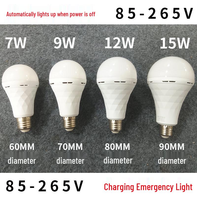 Rechargeable LED Emergency Light Bulb with Battery, B22 Bayonet, Auto-On After Power Outage, Available in 5W, 7W, 9W, 12W, 15W