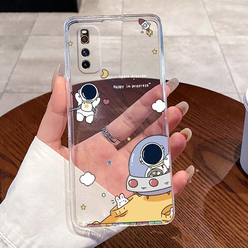 Casing For Vivo IQOO Neo 3 / IQOO Z1 Shells Clear Silicone Jelly Soft TPU Back Cover Case Cute Rabbit Cat Dinasaur Phone Case