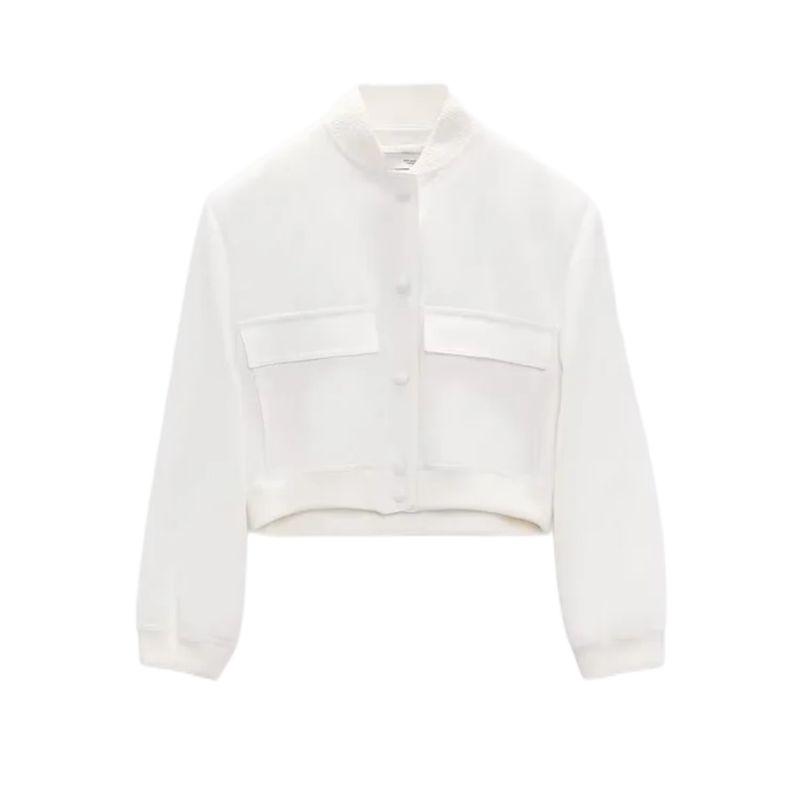 Za Fall New Arrival Large Loose Pockets Pilot Jacket Outwear 2921310 2945187 7712187