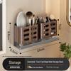 Wall-Mounted Bathroom Organizer with Integrated Comb Holder