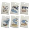 2 Stuks Meisjes Haarspeld Kat Bloem Geruit Ontwerp Omwikkeld met Stof Haarclips Borduurwerk Stof Splicing Haarspelden Lente Zomer Haaraccessoires