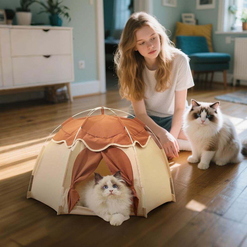 Indoor Tent, Indoor Dog House, Tent For Small Dogs, Cute Cave Dog House For