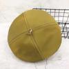 Women Fashion PU Hat Octagonal Beret British Style Painter Autumn Winter All Match