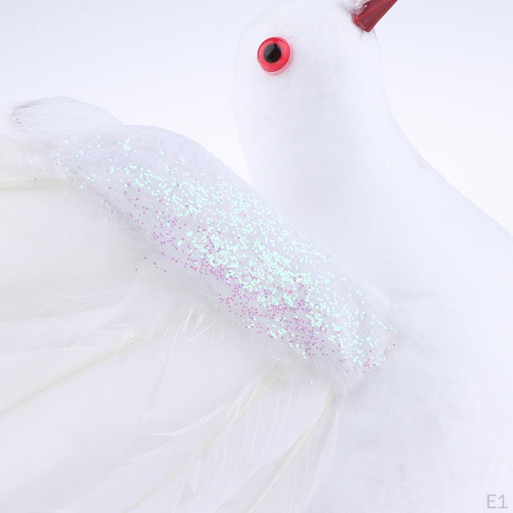 Künstliche Tauben Vögel Hochzeitsdekoration