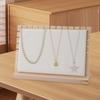 Elegant Wooden Necklace Display Stand Jewelry Organizer for Home Decor