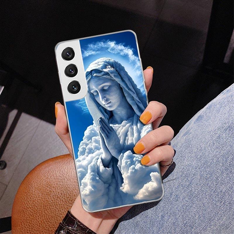 Virgin De Guadalupe Virgen Mary Phone Case For Samsung Galaxy S24 S25 Edge S26 Ultra S23 S22 S21 Plus S20 FE + Personalized Prin