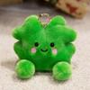Kids Orange Bread Carrot Fruit Plush Keychain With Portable Decoration Size