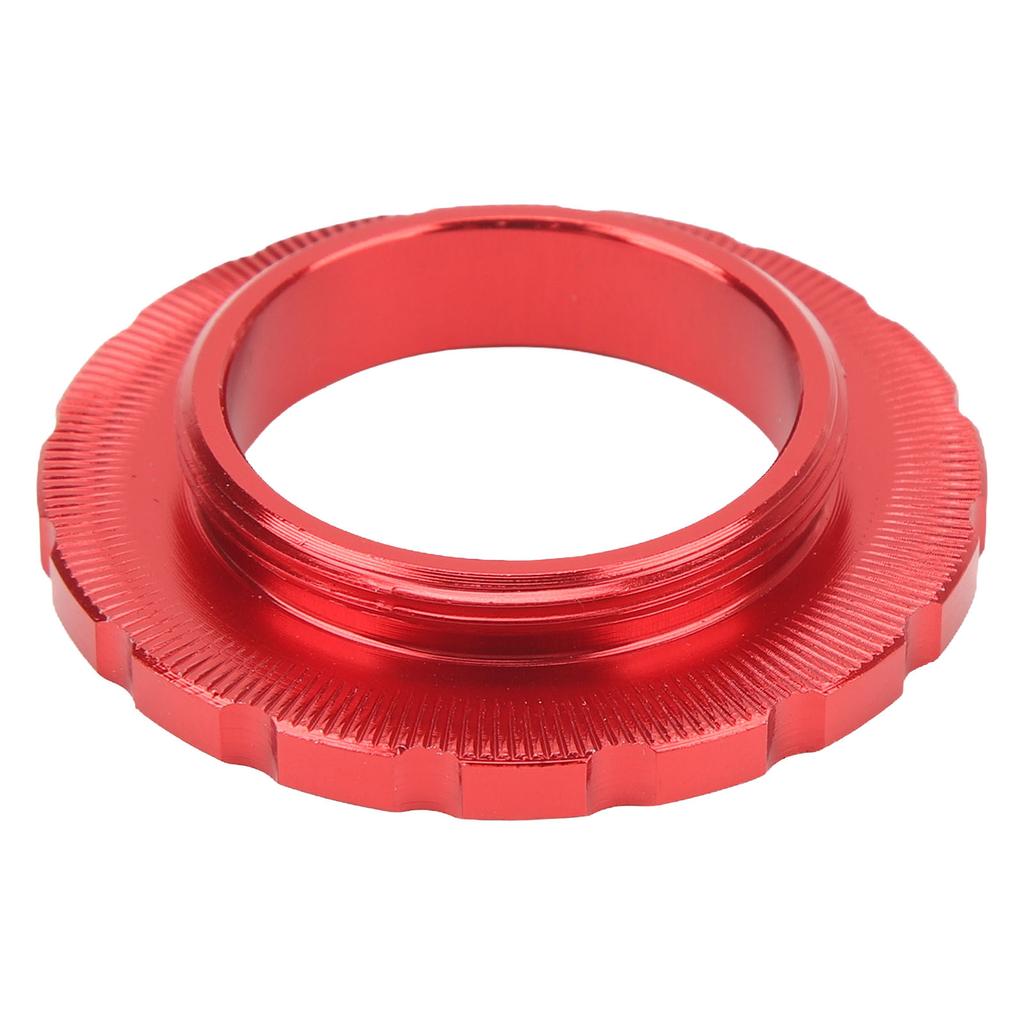 Bike Centerlock Lockring Aluminum Alloy Bike Disc Brake Hub Disc Rotor Lock Ring for Road Bike Mountain Bike Red