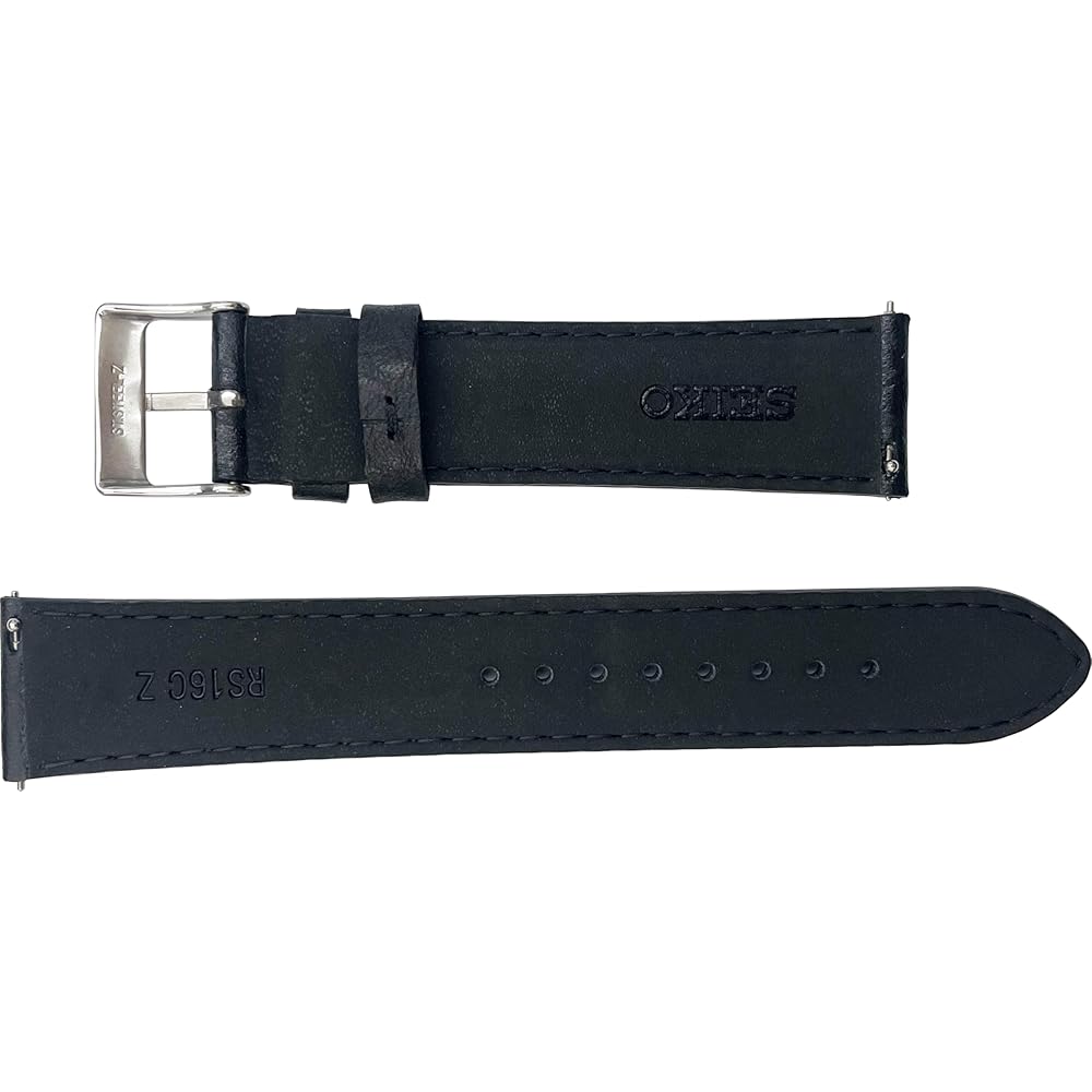 Seiko Smart Change Men's Watch Band 18mm 20mm Buffalo Leather Black Brown Genuine