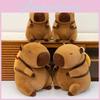 Baked Backpack Capybara Stuffed Toy Cuddly Sleeping Doll Children Gift Birthday