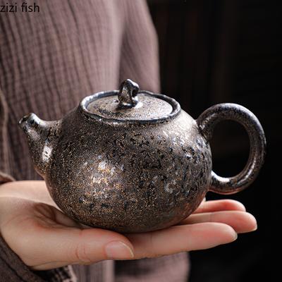 Grobkeramik Teekanne Einzelkanne Keramik Teegeschirr Teekessel Teeaufguss Kaffeekanne Kung Fu Teekanne Nachmittagstee Aufbrühwerkzeuge