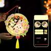 Portable Chinese Rabbit Lantern Traditional LED Lantern Toys Handheld Paper Lantern  New Year