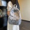 Schoolbag New Casual School Bag Female College Student Fashion Bow Backpack Japanese Versatile Junior High School Student Large Capacity Backpack