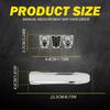 Fit For Chevrolet 1500 Silverado Exterior Door Handle 2014-22 Set of 4 Chrome