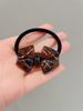 1 acetic acid headband big bow acetic acid head rope new gradient ponytail leather band high elastic fashion hair rope tide