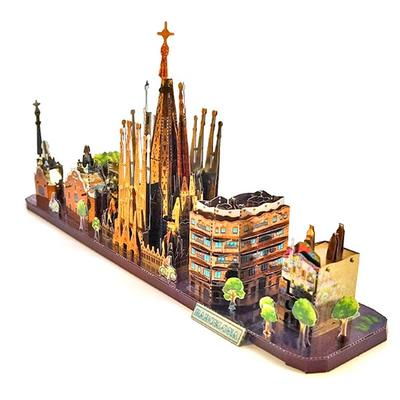 Real Honey Night Metalper Architecture Arcade Tower Cathedral Stadium Stadium Stadium Series Korea 3d Puzzle