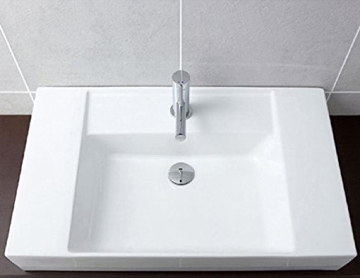 LIXIL INAX Satis Washbasin Pure White (Aqua Ceramic) YL-A558FYB(C)V/BW1