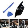 0011                   LHD Car Gear Shift Knob Panel Trim Cover Button Sticker For BMW 5 6 7 For X3 Series G30 G32 G11 2018-2025
