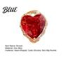Heart Shape Lapel Pin Women Brooch High-Gloss Cubic Zirconia Inlay