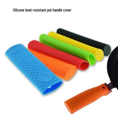 50g Thick Silicone Pot Handle Cover: Heat-Resistant, Anti-Scald, Anti-Slip, Soft Grip Sleeve