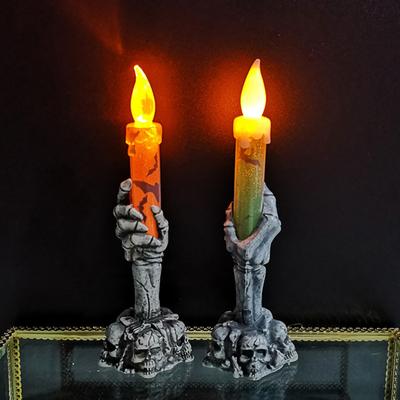 Halloweenové Sviečkové Svetlo Realistická Ruka Ducha Model Remeslá Scéna Rozloženie Dekorácia Hororová Párty