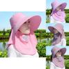 Stylish Women Sunshade Hat With Neck Protection Spring Summer Outdoor Activities