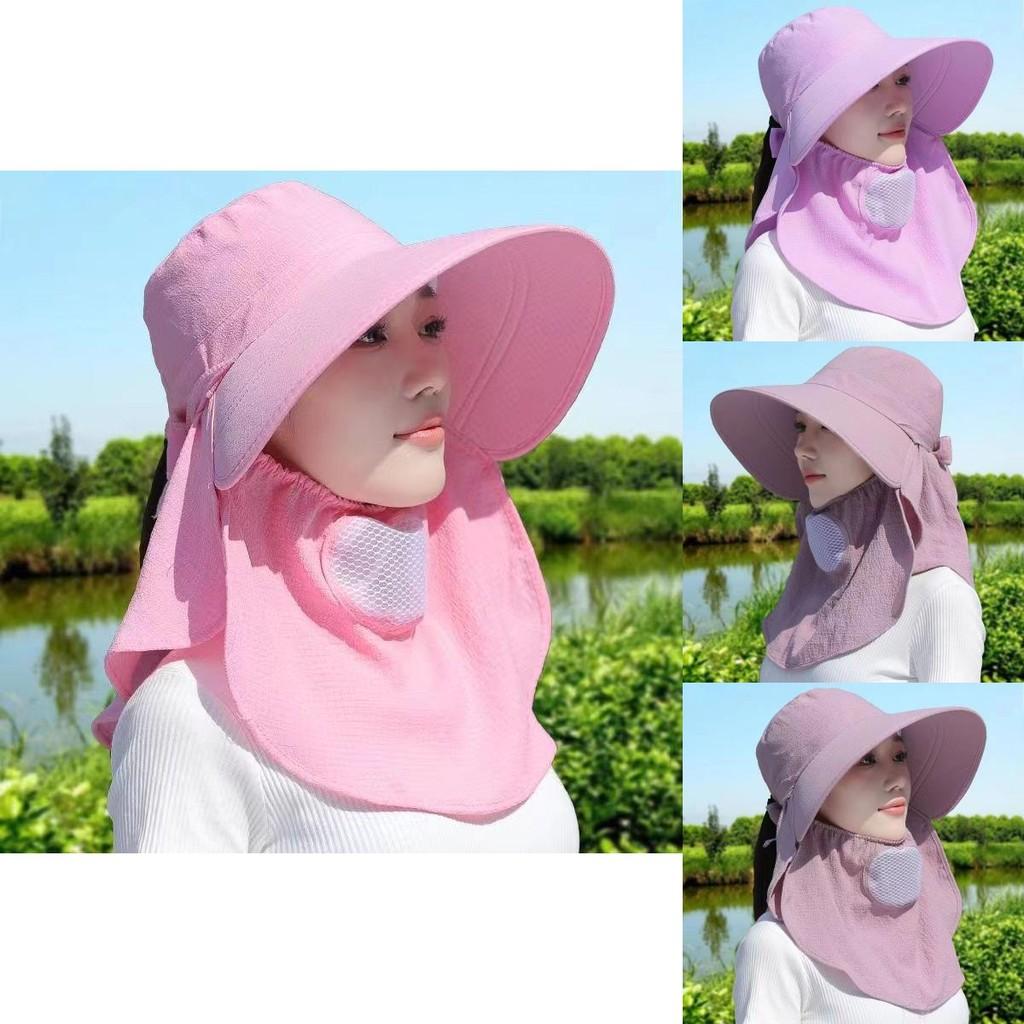 Stylish Women Sunshade Hat With Neck Protection Spring Summer Outdoor Activities
