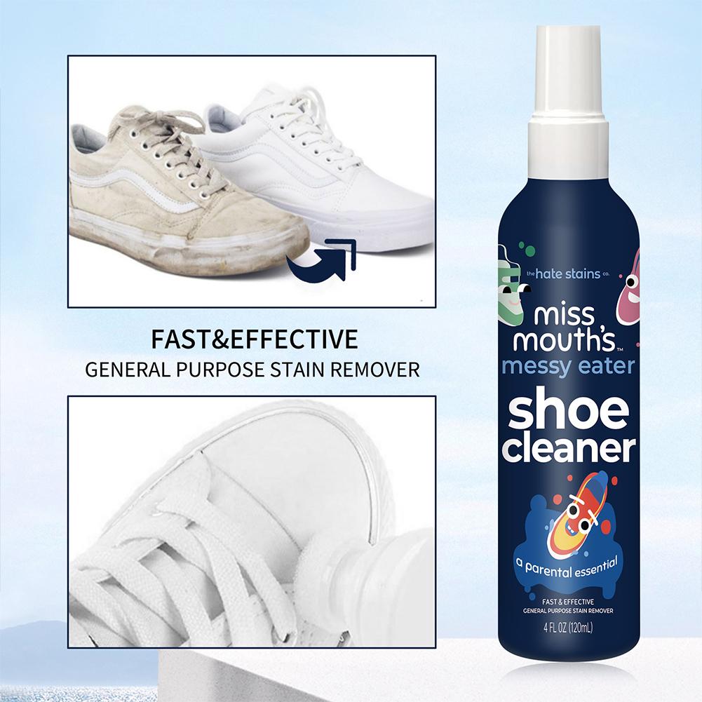 100ML Fleckenentferner für Kleidung Flüssigwaschmittel 120ML Schuhreinigungsspray Entfernt Flecken und Schimmel Stoffreinigungslösung Nicht-To