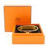 Hermes Click H Bangle Black Plated Gold 34.3g Women Used