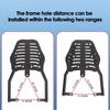 Motorcycle Adjustable Rear Luggage Rack Iron Tail Case Bracket Extender Carrier Motorcycle Cargo Rack Storage Box Support