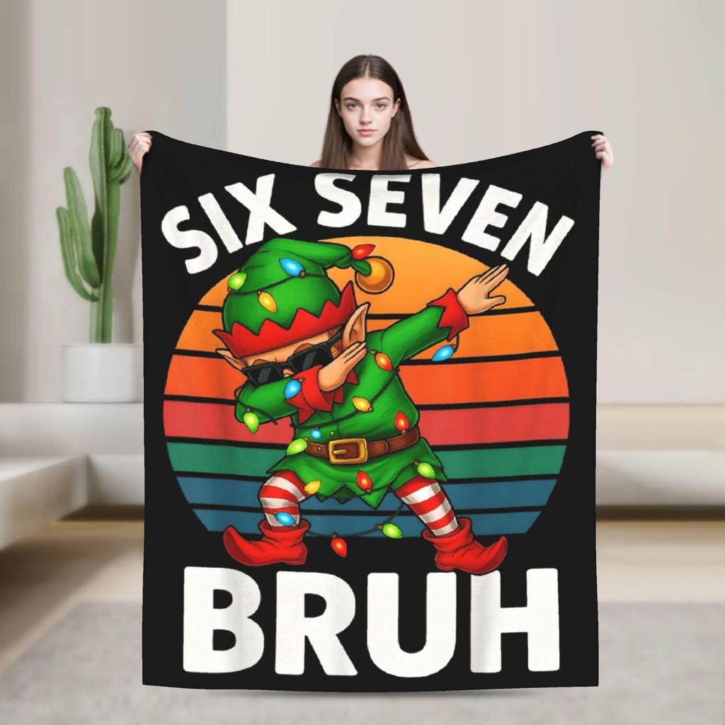 Six Seven Ice Cream Drip 67 Mason Meme Soft Blanket Adult Plush Bedding Throws Novelty Bedroom Flannel Bedspread Sofa Bed Cover