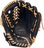 ZETT Youth Baseball Ground Black X Pastel Brown Size BJGB76555F Glove, Hero, All-Around, Left-Handed Throw, (1932), L,