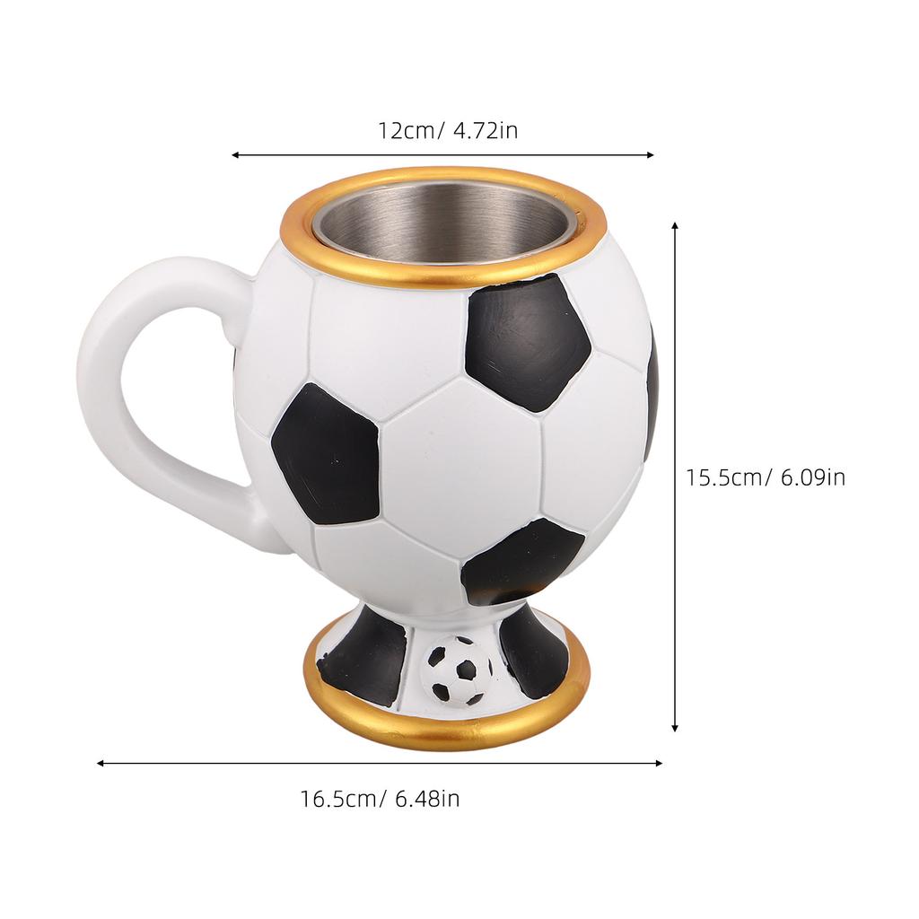 Soccer Inspired Ceramic Mug 12Oz Dishwasher Safe Microwave Safe Sports Enthusiast Gift Football Fan Present Football Mug