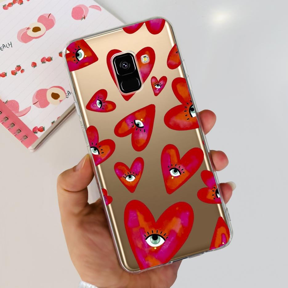 For Samsung Galaxy A8 Plus 2018 Case SM-A730F Luxury Painted Cover Soft Silicone Phone Case For Samsung A8 2018 A530F A8+ Fundas