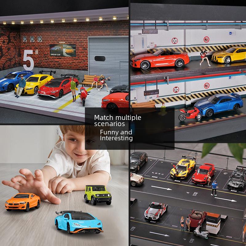 Přeshraniční 1:64 Lamborghini Toyota Slitinový Miniaturní Model Auta Hračka pro Kluky