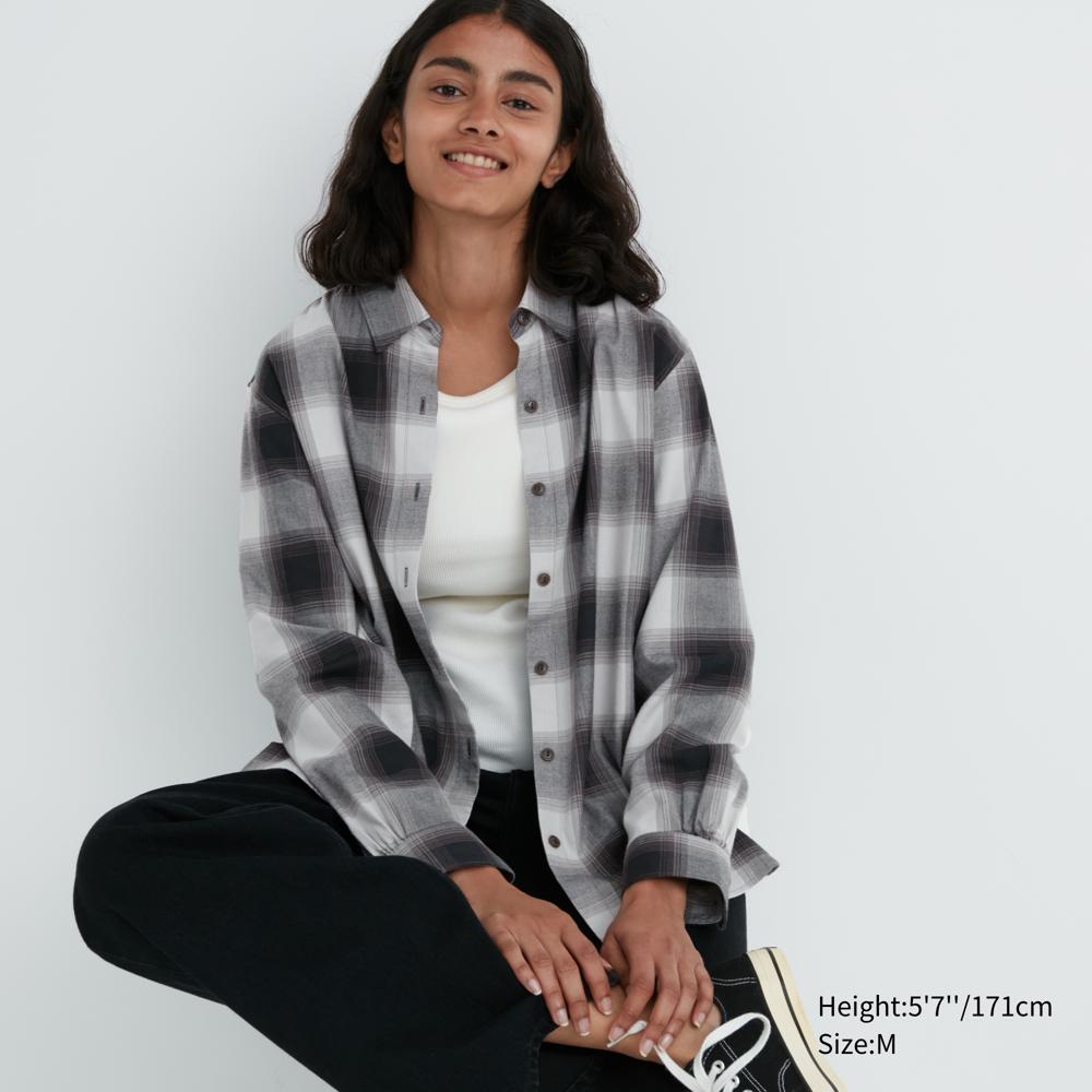 

Рубашка в клетку UNIQLO Soft Brushed (Длинный рукав)