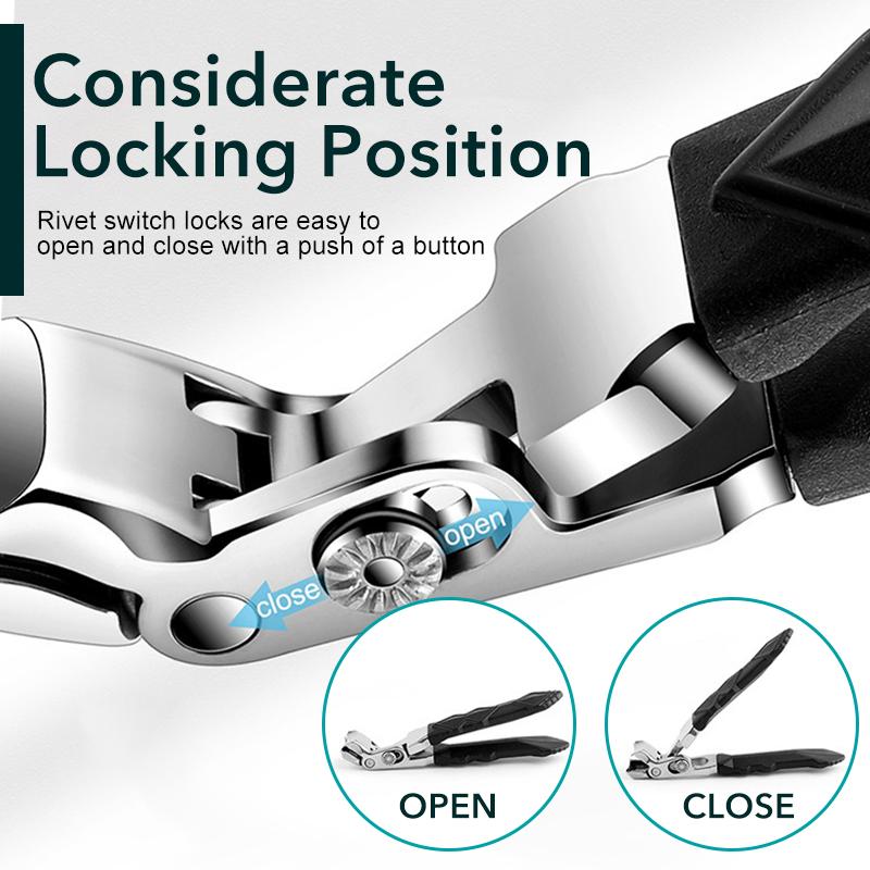 Anti-Splash Nail Clippers Large Thick Hard Special Nail Trimmer Nail Scissors Household Manicure Tools