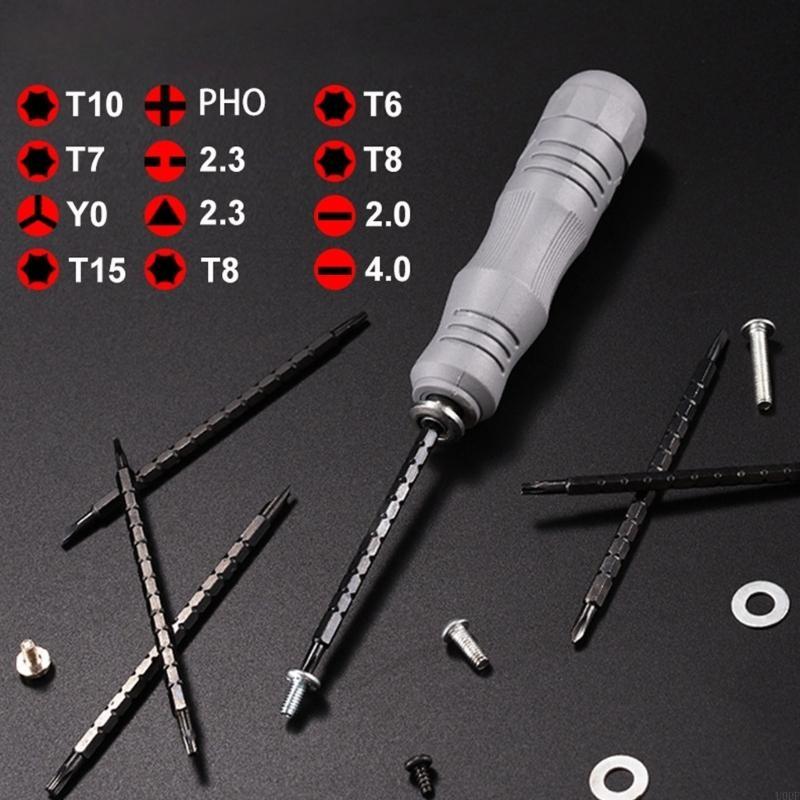 Ergonomic Handle 13 In 1 Telescopic Screwdriver for Easy Repairs Tools China Mainland