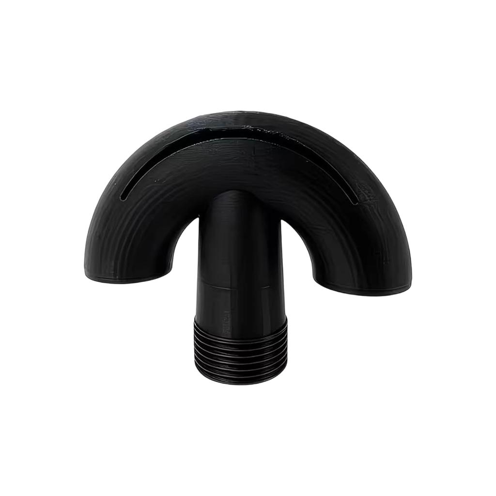 Reusable Threaded Fan Shape Waterfall Nozzle for Swimming Pool Return Water Fountain Durable Plastic Construction Suitable for Various Pool Systems