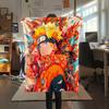 Naruto (Color Background)  Print Flannel Blanket, High quality Comfortable for All Seasons, Home Decor, Warmth and Comfort