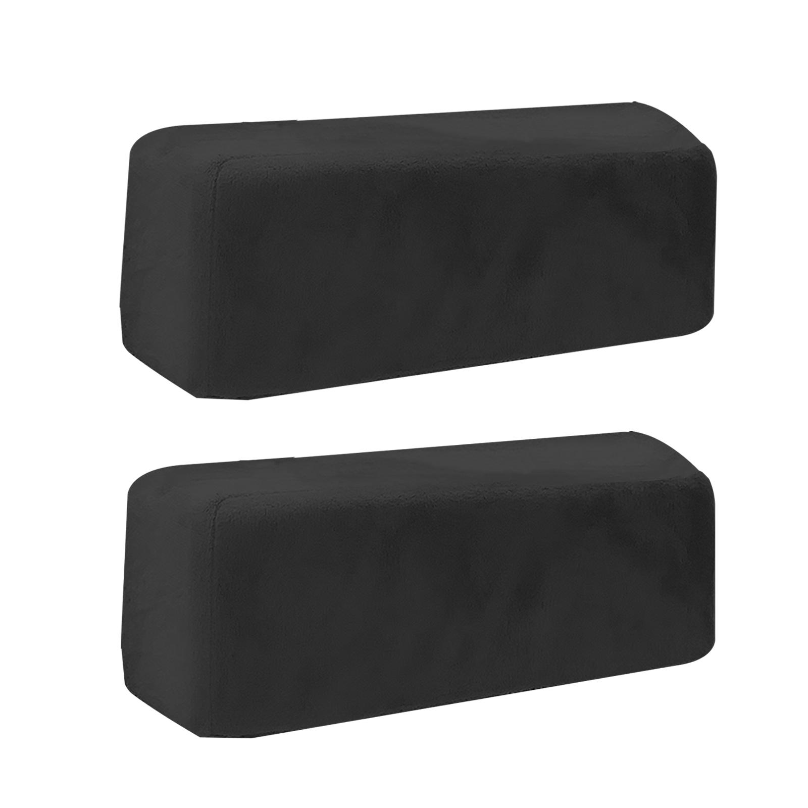 

2x Elbow Support Washable Thick Office Chair Armrest Pad for Swivel Chair чёрный