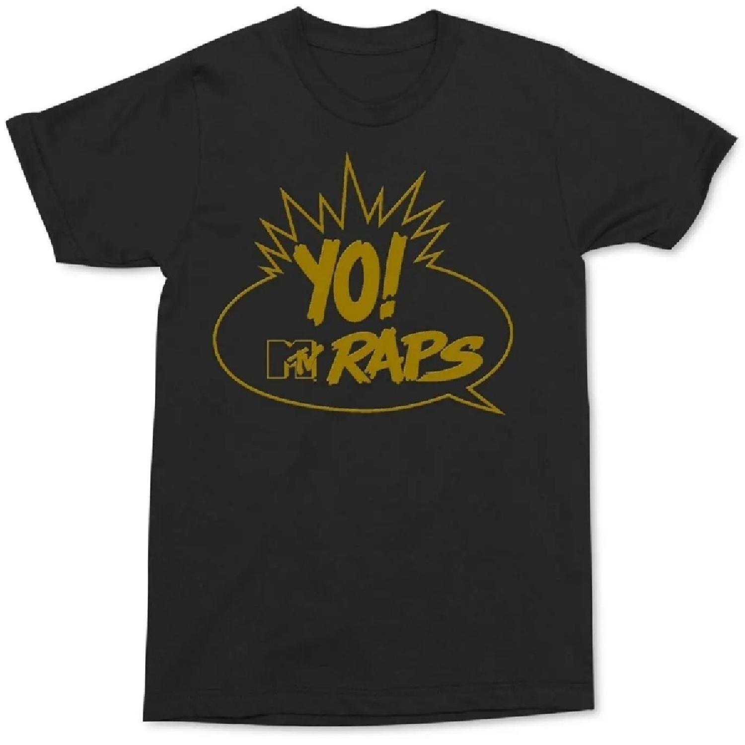 

Changes Mens Yo! Raps Graphic T-Shirt, Black, Small S