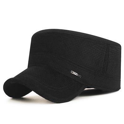 ZHENYUEQI Winter Flat Top Earflap Hat